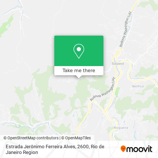 Estrada Jerônimo Ferreira Alves, 2600 map