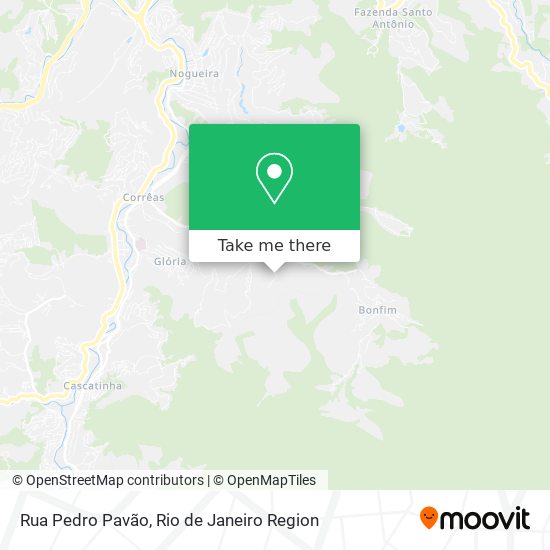 Rua Pedro Pavão map