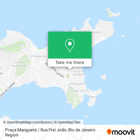 Praça Manguetá / Rua Frei João map