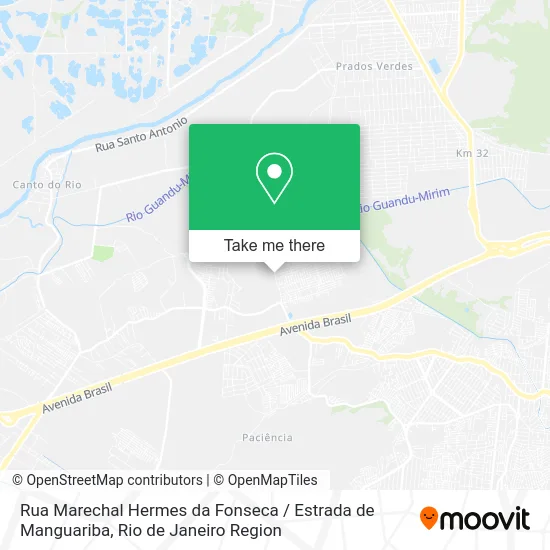 Rua Marechal Hermes da Fonseca / Estrada de Manguariba map