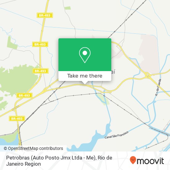 Petrobras (Auto Posto Jmx Ltda - Me) map