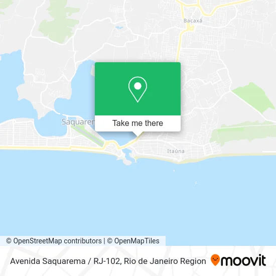 Avenida Saquarema / RJ-102 map