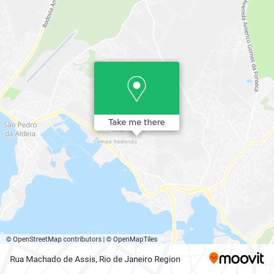 Rua Machado de Assis map