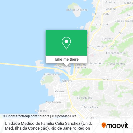 Unidade Médico de Família Célia Sanchez (Unid. Med. Ilha da Conceição) map