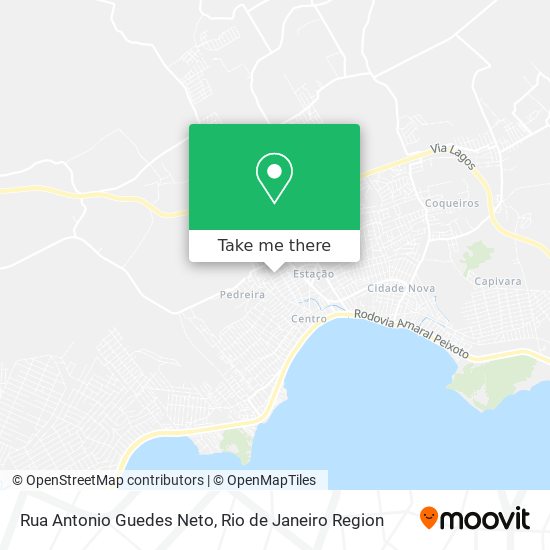 Rua Antonio Guedes Neto map