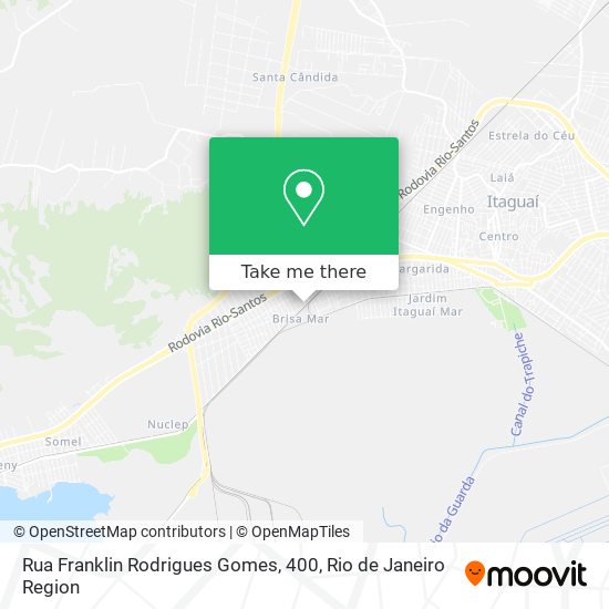 Rua Franklin Rodrigues Gomes, 400 map