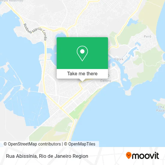 Rua Abissínia map