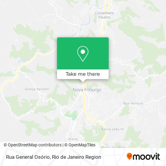 Rua General Osório map