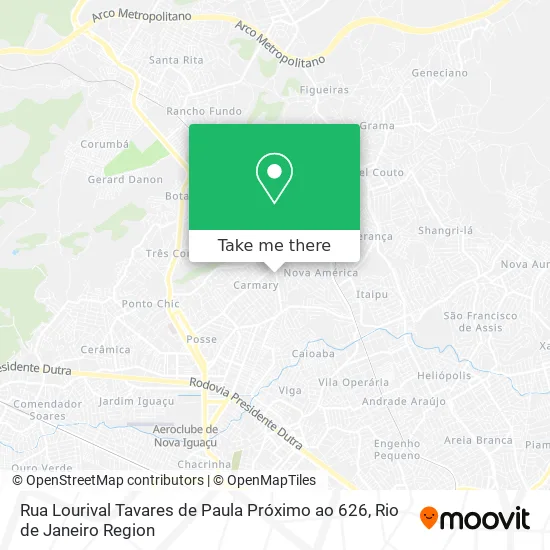 Rua Lourival Tavares de Paula Próximo ao 626 map