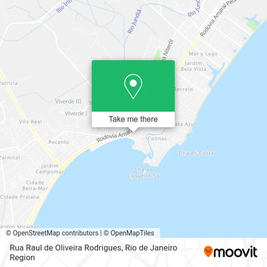 Rua Raul de Oliveira Rodrigues map