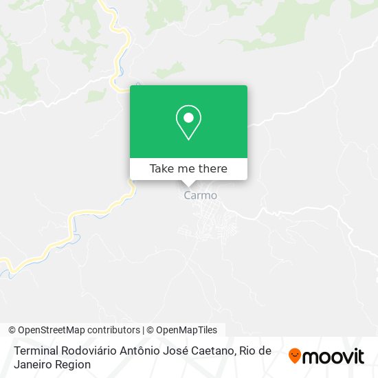 Terminal Rodoviário Antônio José Caetano map