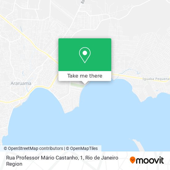 Mapa Rua Professor Mário Castanho, 1
