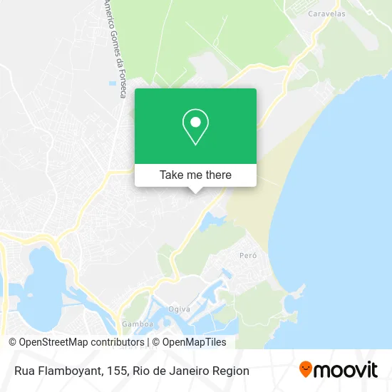 Rua Flamboyant, 155 map