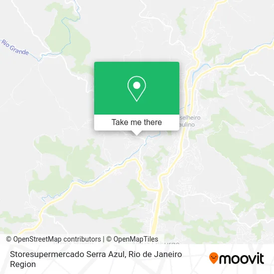 Storesupermercado Serra Azul map