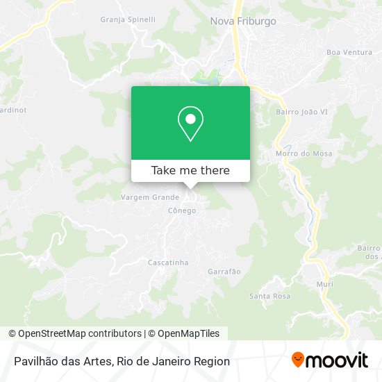 Pavilhão das Artes map