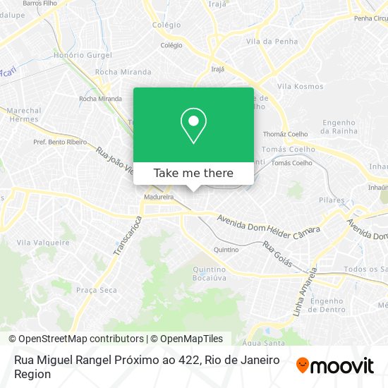 Rua Miguel Rangel Próximo ao 422 map