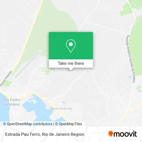 Estrada Pau Ferro map