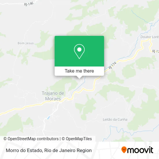 Morro do Estado map