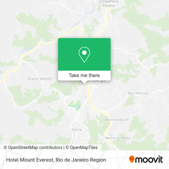 Hotel Mount Everest map