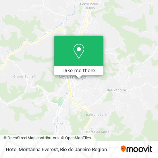 Hotel Montanha Everest map