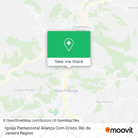 Igreja Pentecostal Aliança Com Cristo map