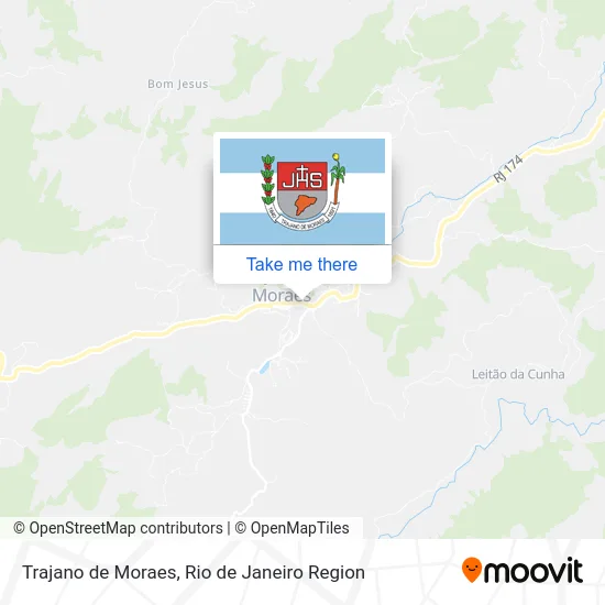 Trajano de Moraes map