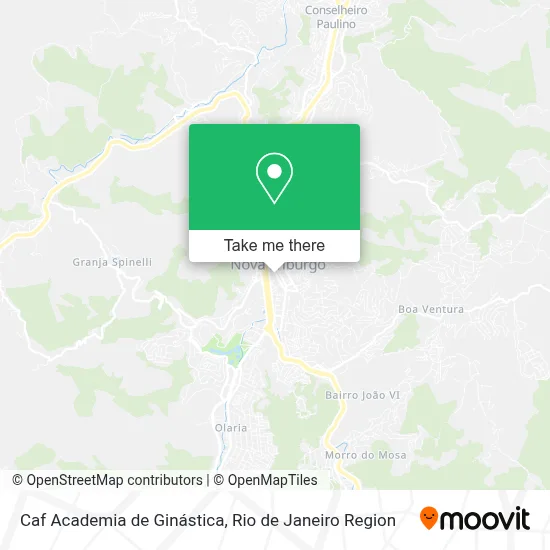 Caf Academia de Ginástica map