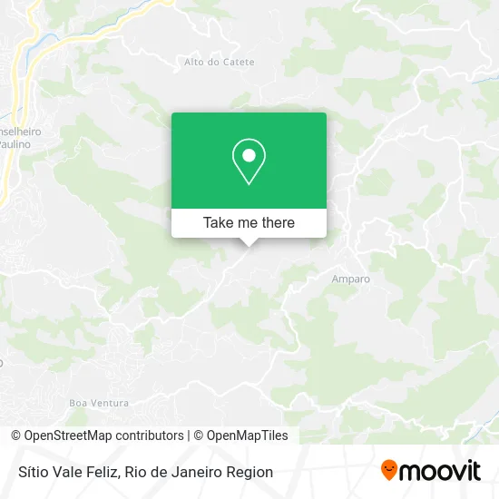 Sítio Vale Feliz map