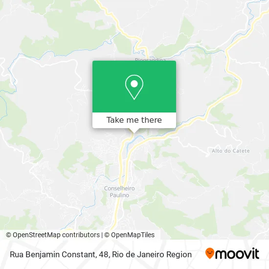 Rua Benjamin Constant, 48 map
