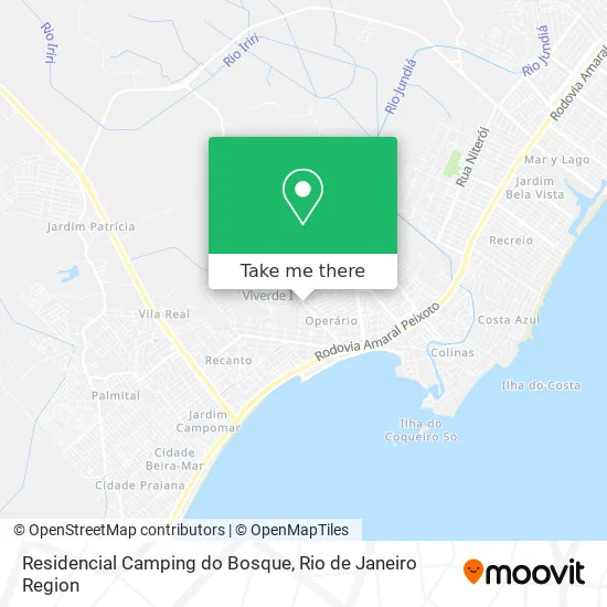 Residencial Camping do Bosque map