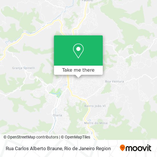 Rua Carlos Alberto Braune map