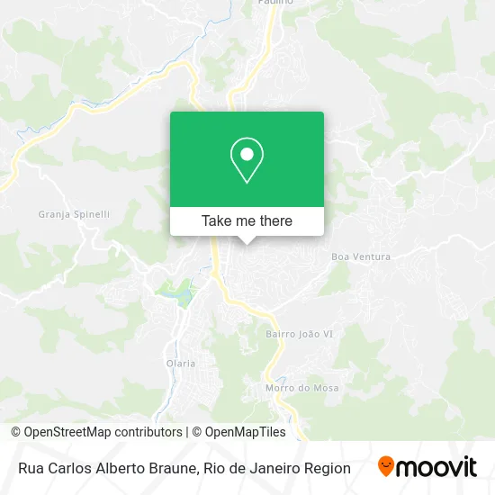 Rua Carlos Alberto Braune map