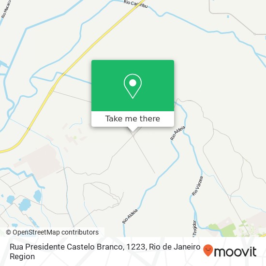 Rua Presidente Castelo Branco, 1223 map