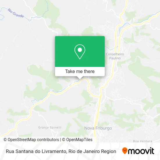Rua Santana do Livramento map