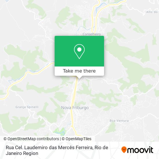 Rua Cel. Laudemiro das Mercês Ferreira map