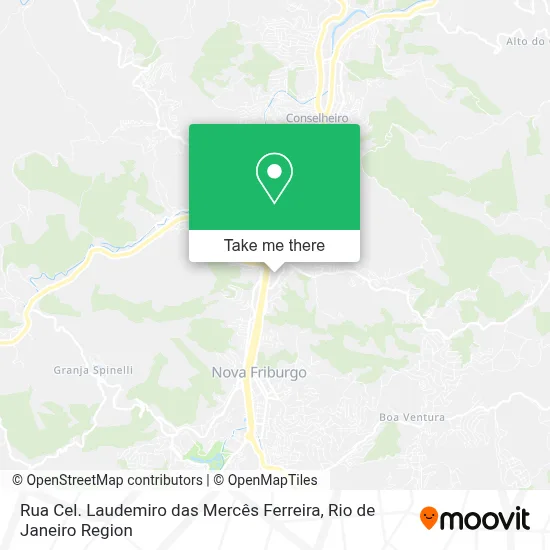 Rua Cel. Laudemiro das Mercês Ferreira map