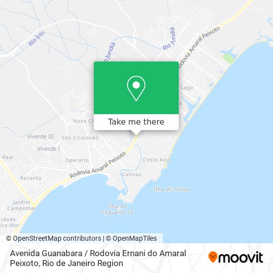 Avenida Guanabara / Rodovia Ernani do Amaral Peixoto map