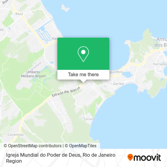 Igreja Mundial do Poder de Deus map