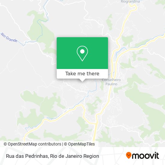Rua das Pedrinhas map
