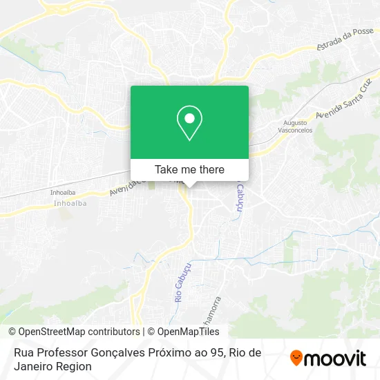 Rua Professor Gonçalves Próximo ao 95 map