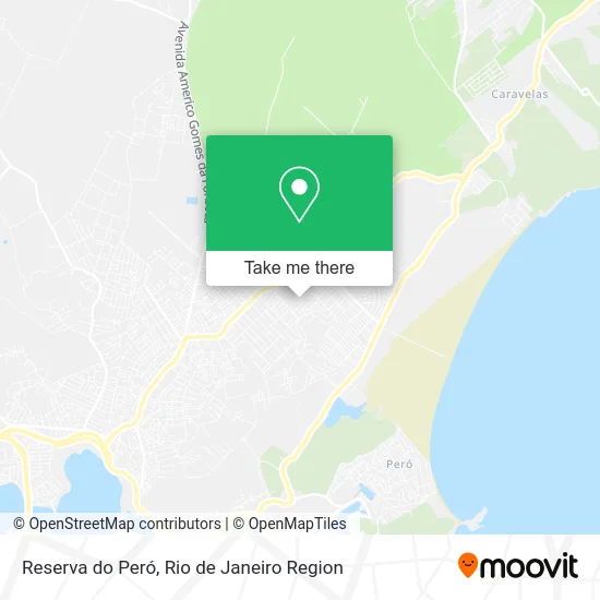 Reserva do Peró map
