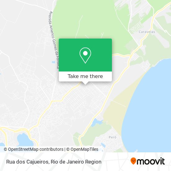 Rua dos Cajueiros map