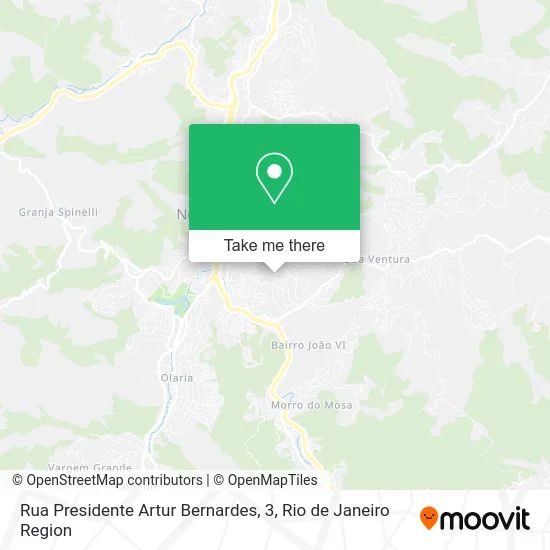 Rua Presidente Artur Bernardes, 3 map