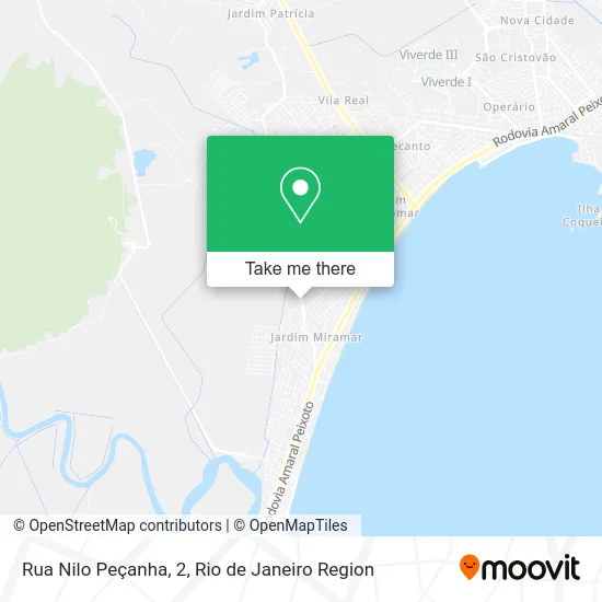 Rua Nilo Peçanha, 2 map