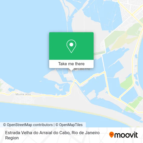 Estrada Velha do Arraial do Cabo map