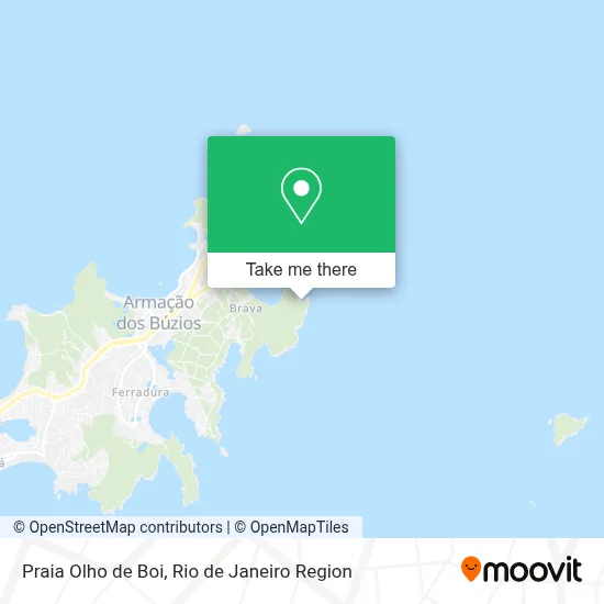 Praia Olho de Boi map