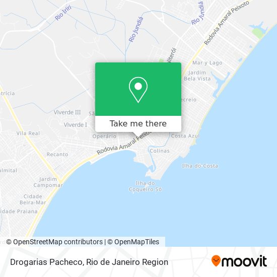 Drogarias Pacheco map