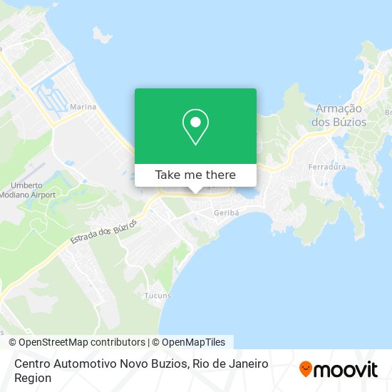Centro Automotivo Novo Buzios map