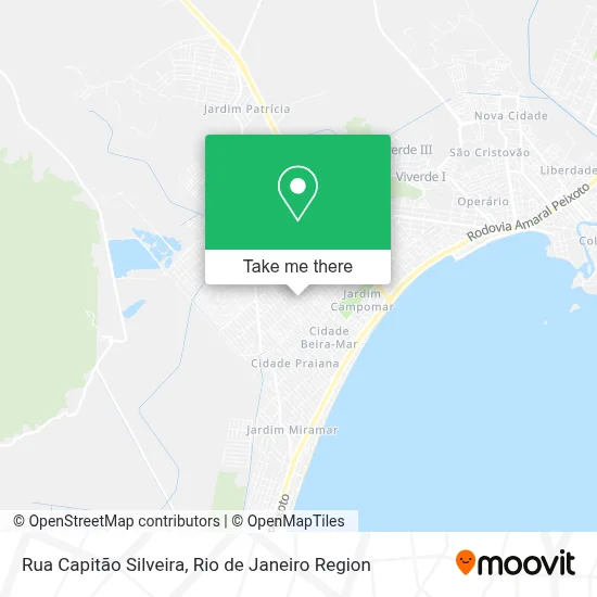 Rua Capitão Silveira map