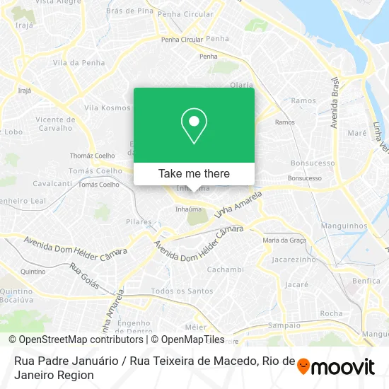 Rua Padre Januário / Rua Teixeira de Macedo map